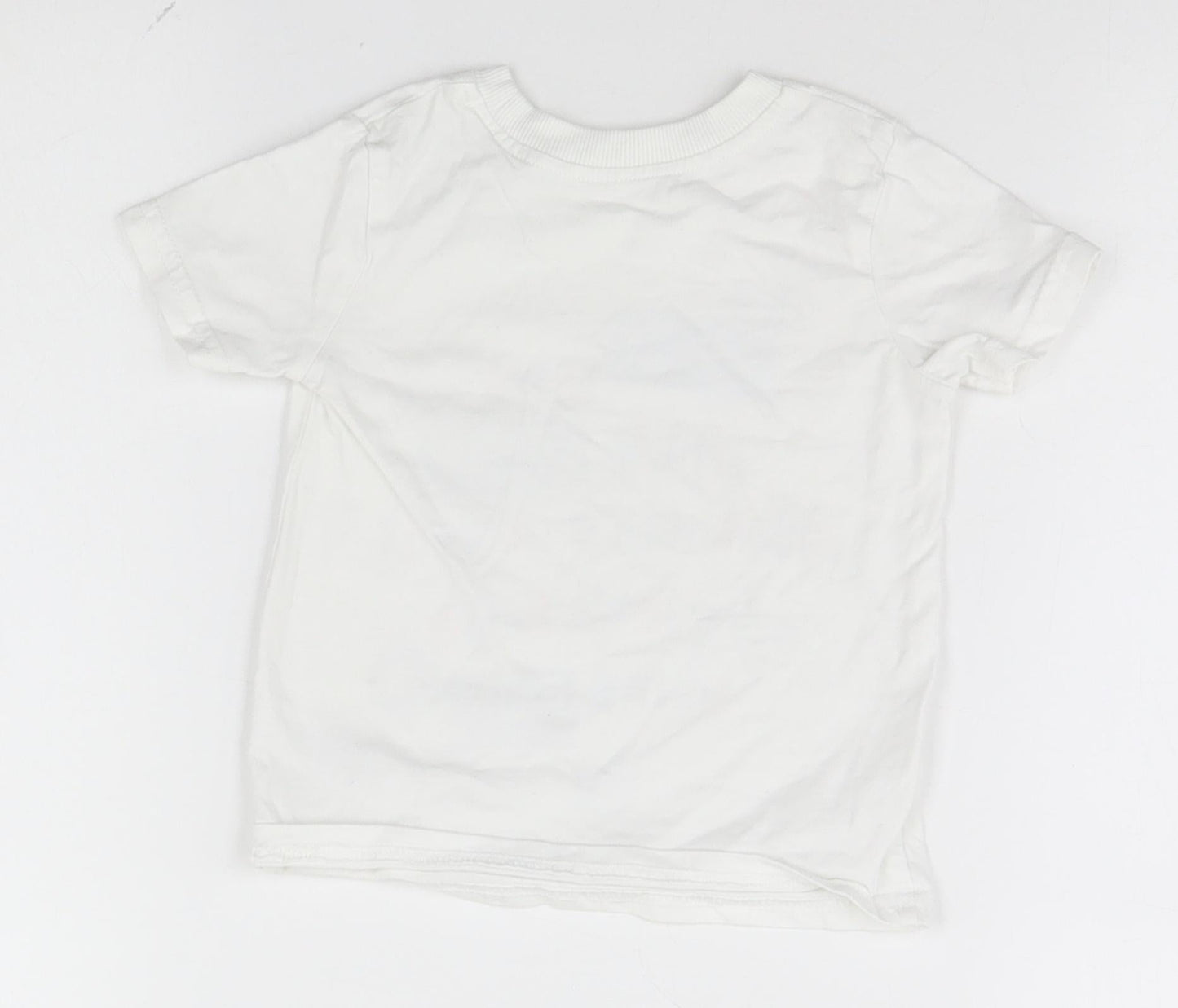 George Baby White   Basic T-Shirt Size 9-12 Months  - Ships, Sea, Adventure
