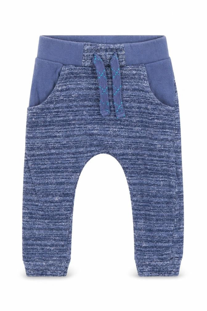 Mini Club Baby Blue Striped  Sweatpants Trousers Size 9-12 Months