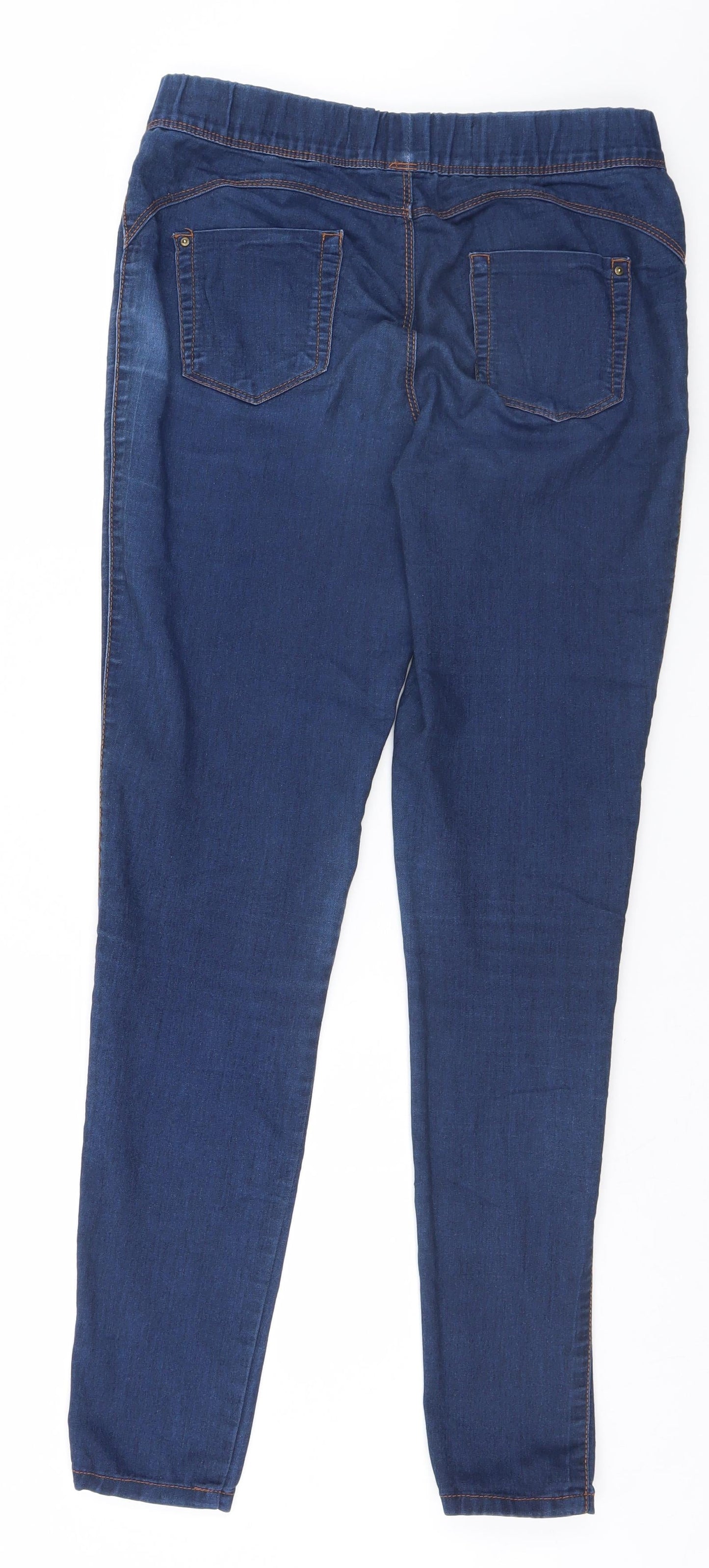 Denim & Co. Womens Blue   Jegging Jeans Size 12 L30 in