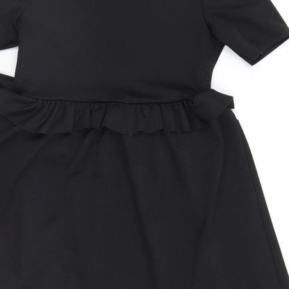 Boohoo Womens Black   Basic Blouse Size 10
