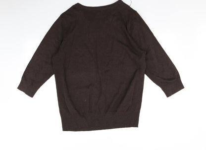Back view of Red Herring women’s blue jumper, size UK 20
