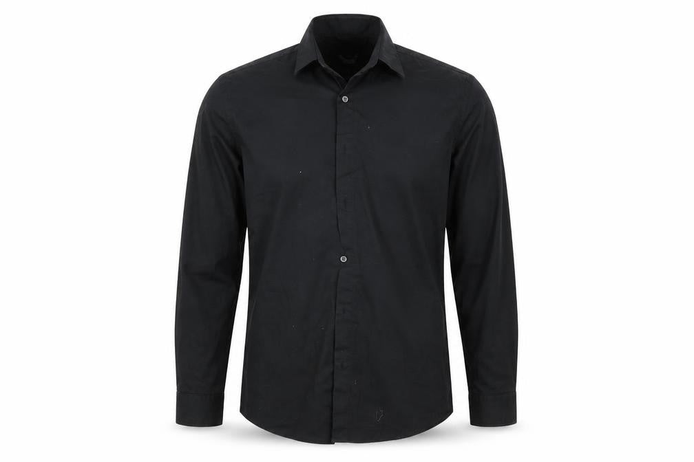 River Island Mens Black    Button-Up Size S