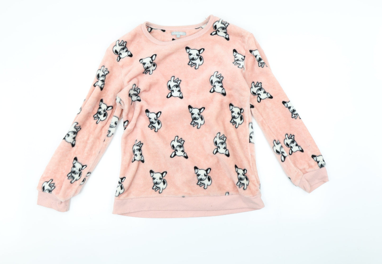 Loungeable Womens Pink    Pyjama Top Size L  - Pig print