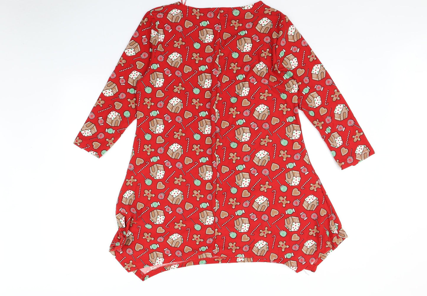 Preworn Womens Red    Nightshirt Size M  - Christmas