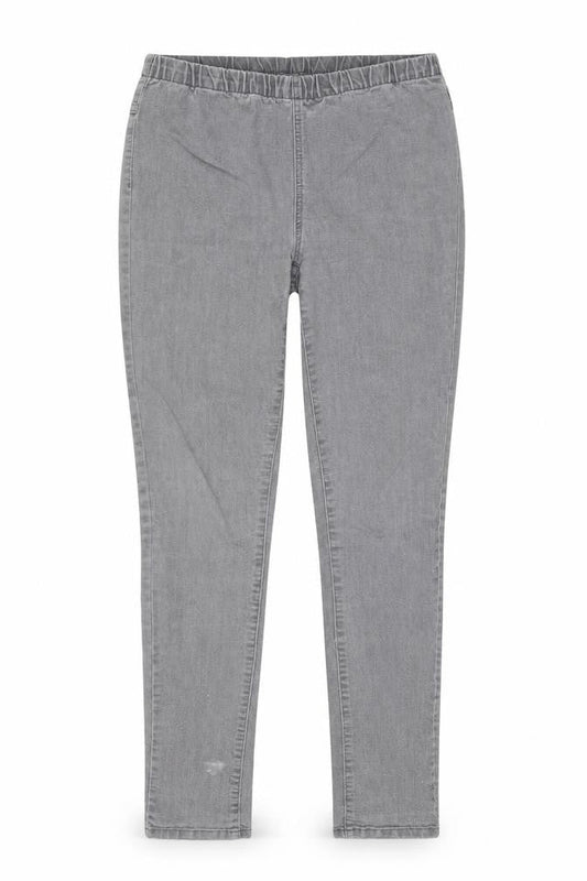 Pieces Womens Grey  Denim Jegging Jeans Size L L32 in