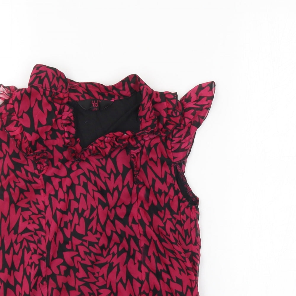 YD Girls Purple   Basic Blouse Size 7-8 Years
