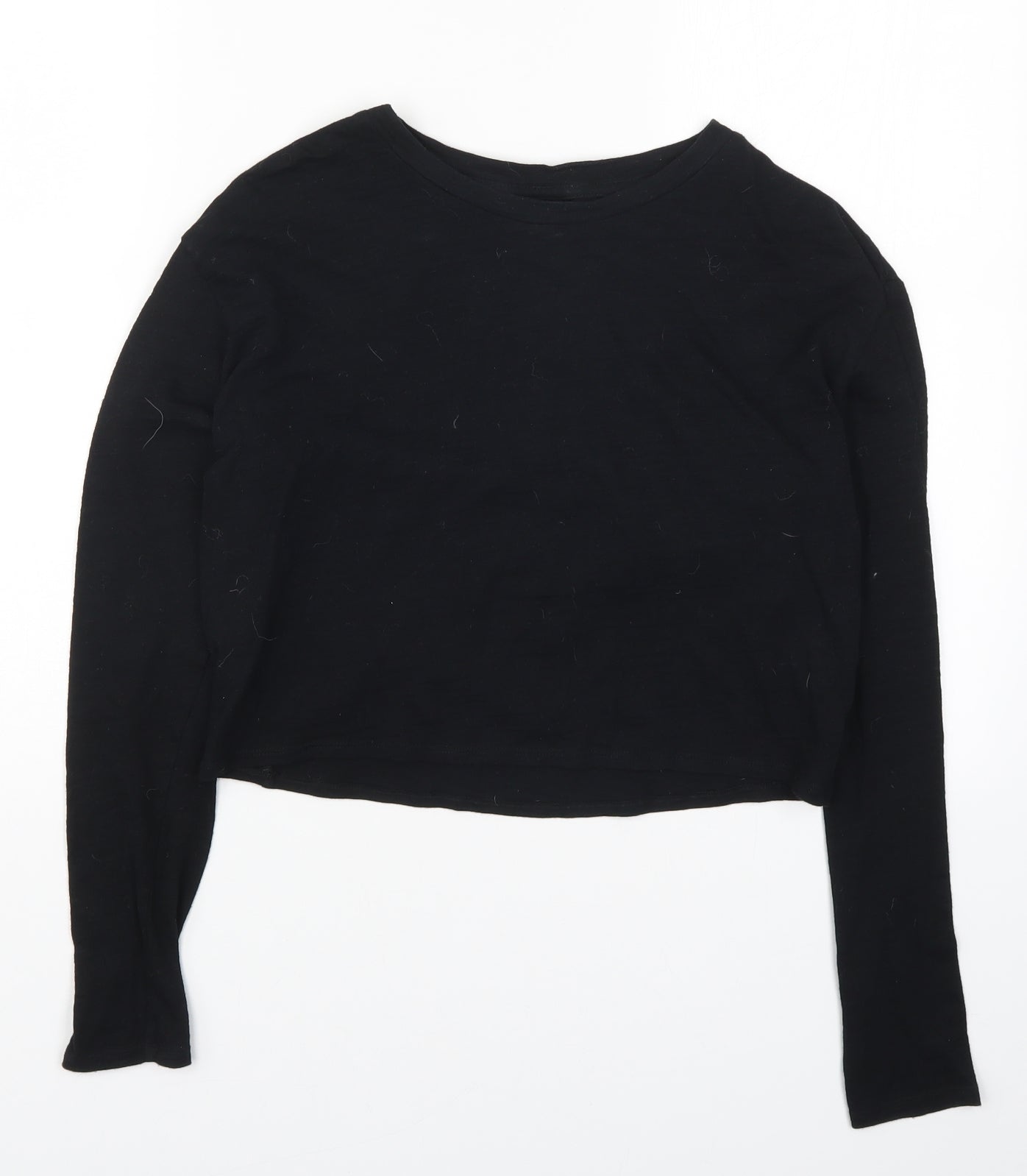 Topshop Womens Black   Basic T-Shirt Size 8