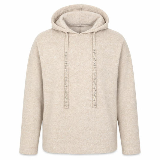 New Look Womens Beige   Pullover Hoodie Size S