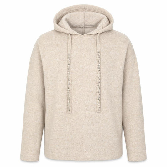 New Look Womens Beige   Pullover Hoodie Size S