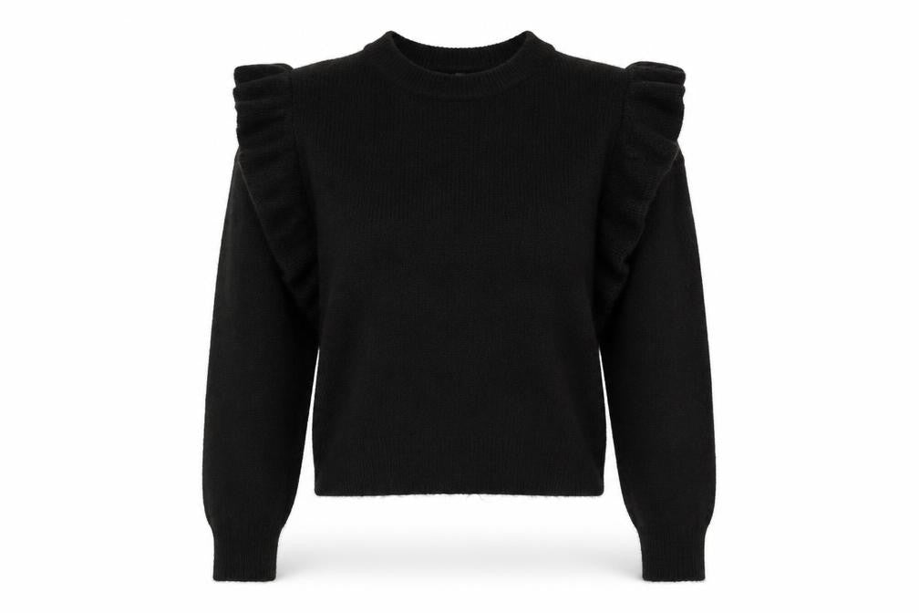 H&M Womens Black  Knit Pullover Jumper Size M