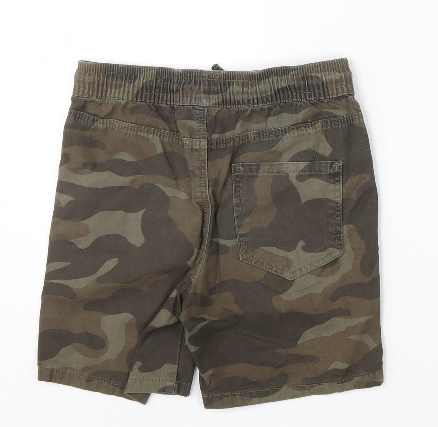 Denim Co Boys Green Camouflage  Bermuda Shorts Size 4-5 Years