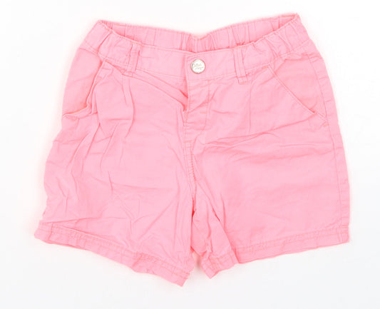 H&M Girls Pink   Bermuda Shorts Size 7 Years