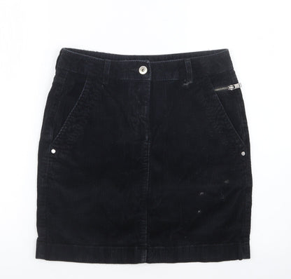 Next Womens Black   Straight & Pencil Skirt Size 8