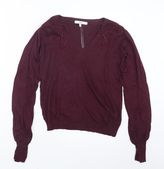 NEXT Womens Purple  Knit Pullover Jumper Size 8