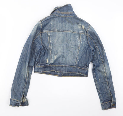 Authentic Womens Blue  Denim Jacket  Size 10