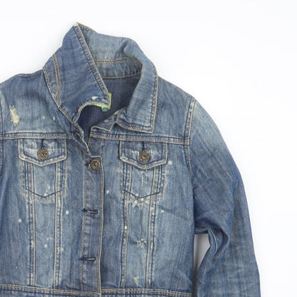 Authentic Womens Blue  Denim Jacket  Size 10