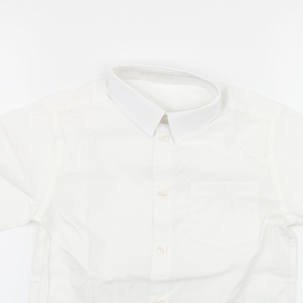 TU Boys White   Basic Button-Up Size 8 Years