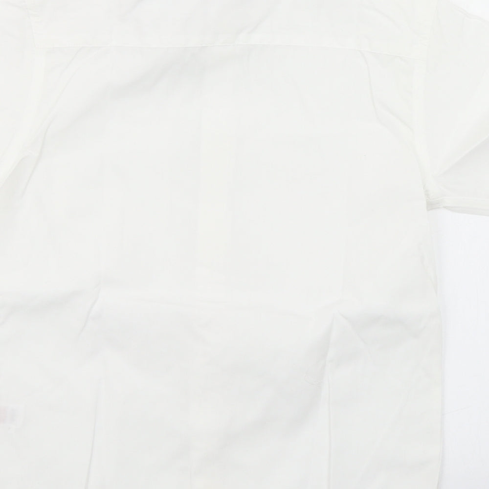 TU Boys White   Basic Button-Up Size 8 Years