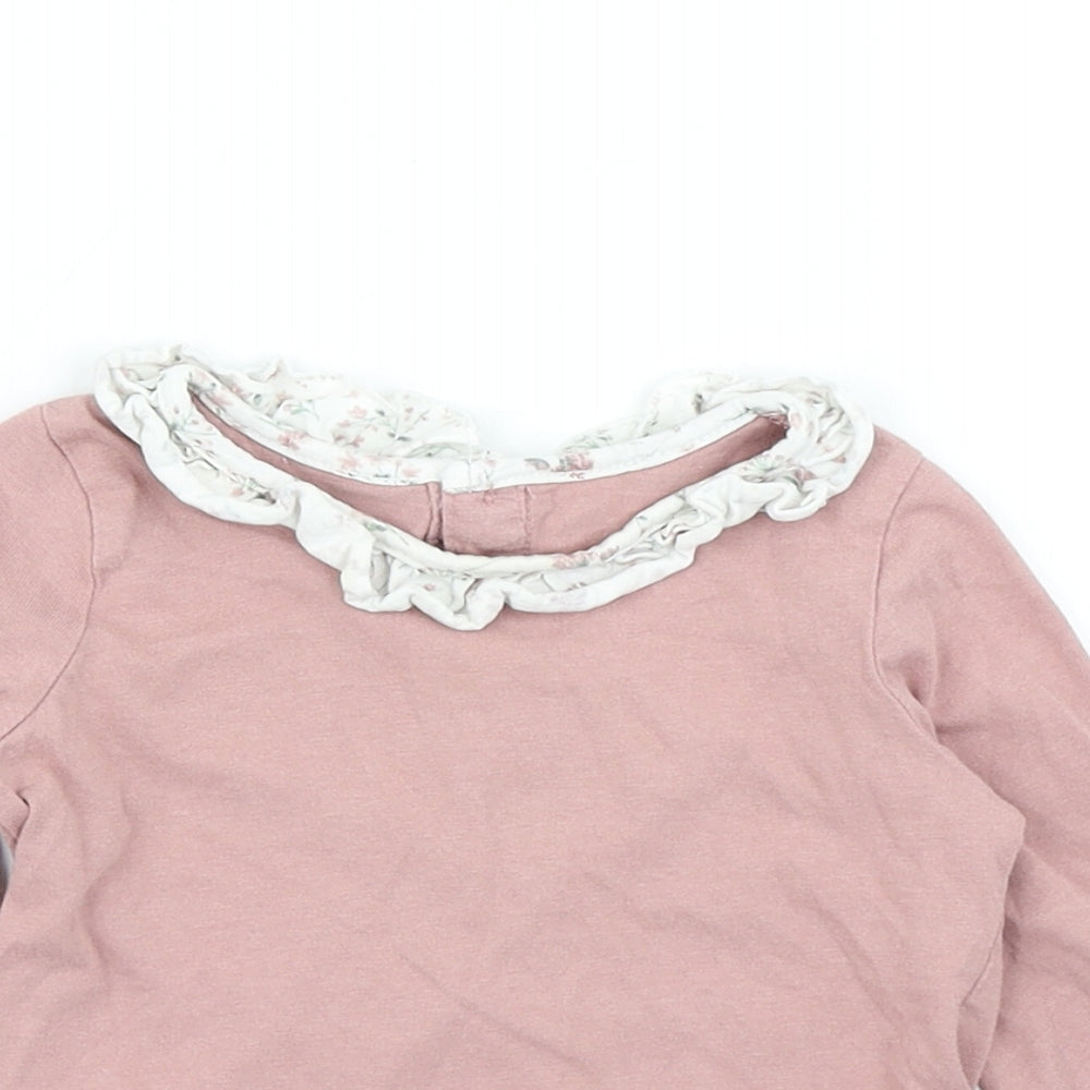 Matalan Girls Pink   Basic T-Shirt Size 12-18 Months