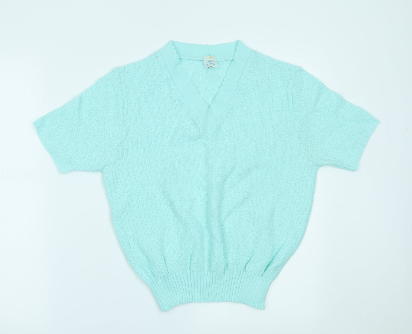Preworn Womens Blue   Basic T-Shirt Size 8