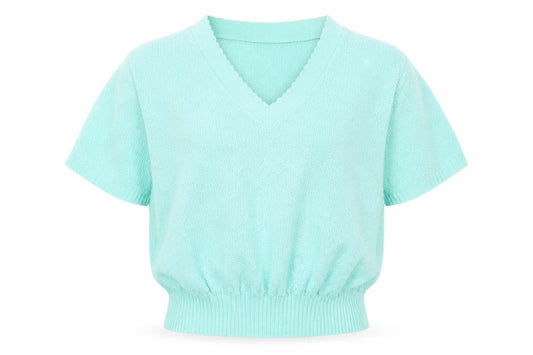 Preworn Womens Blue   Basic T-Shirt Size 8