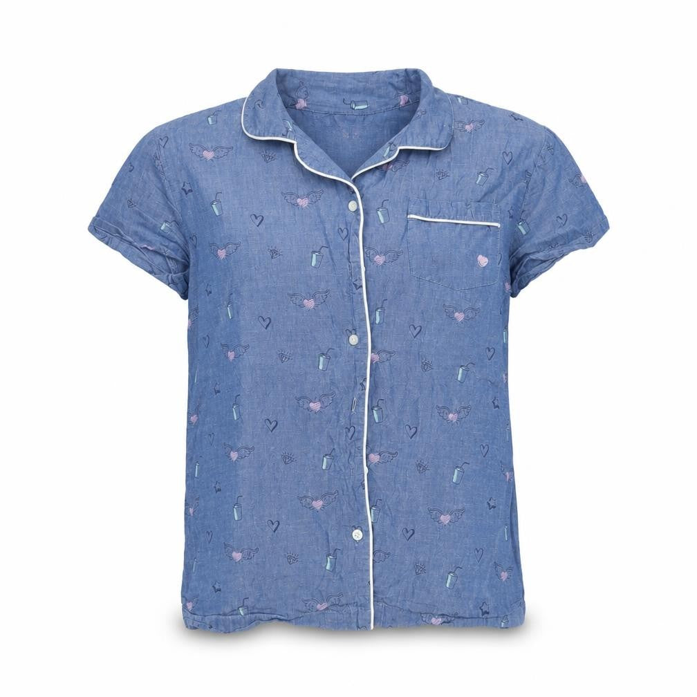 Matalan Girls Blue   Top Pyjama Top Size 14 Years