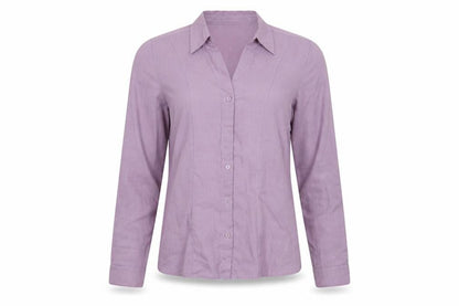 EWM Womens Purple   Basic Button-Up Size 12