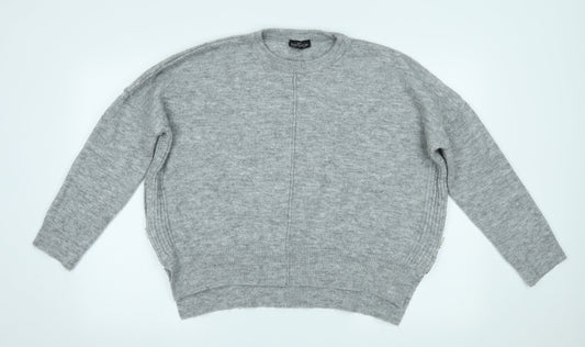 Topshop Womens Grey   Pullover Jumper Size 10