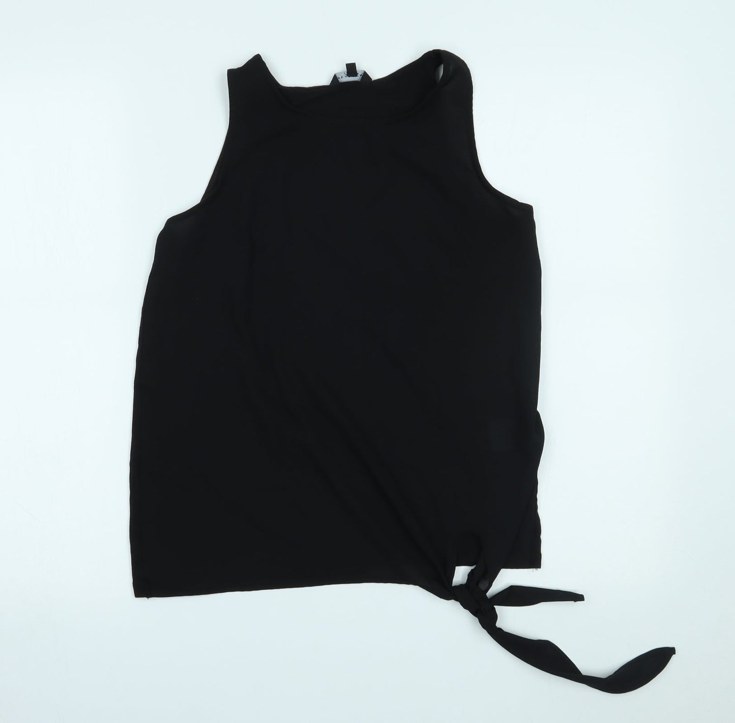 Peacocks Womens Black   Basic Tank Size 10