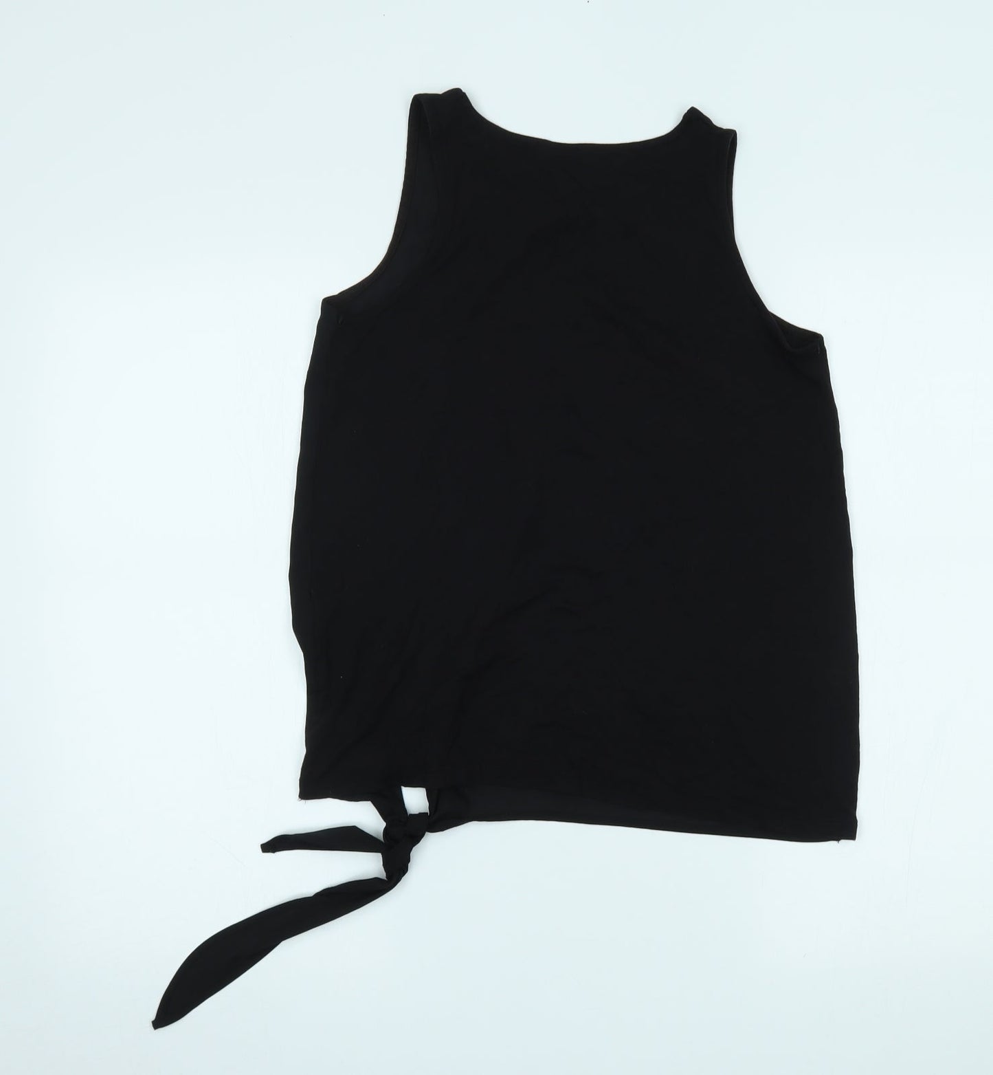 Peacocks Womens Black   Basic Tank Size 10