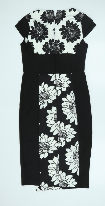 Next Womens Black   Pencil Dress  Size 10