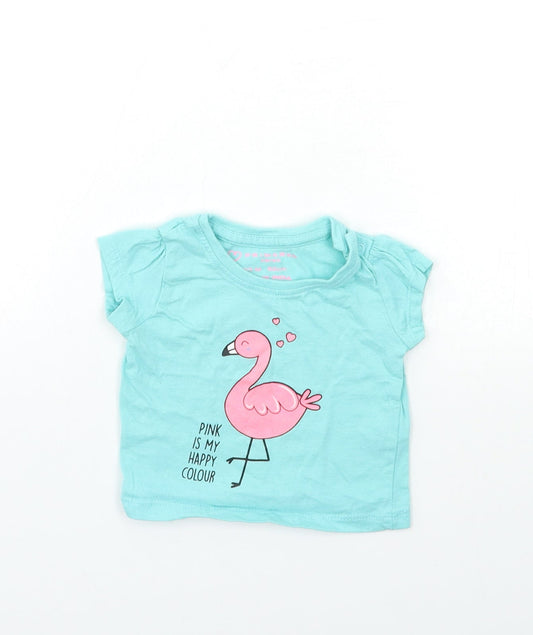 Primark Baby Blue   Pullover T-Shirt Size 0-3 Months