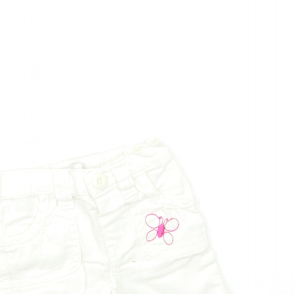 Earlydays Baby White  Damask Capri Jeans Size 3-6 Months