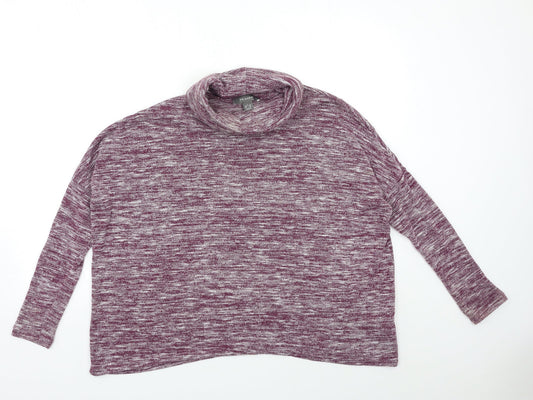 Primark Womens Purple  Knit Pullover Jumper Size 8