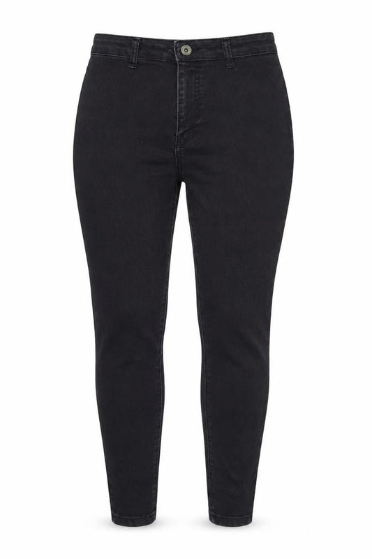 Boohoo Womens Black  Denim Skinny Jeans Size 10 L28.5 in