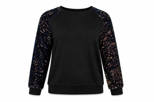 F&F Womens Black   Pullover Sweatshirt Size 6