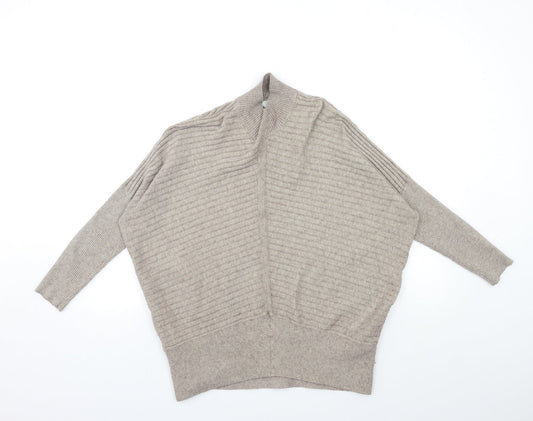River Island Womens Brown  Knit Pullover Jumper Size XS