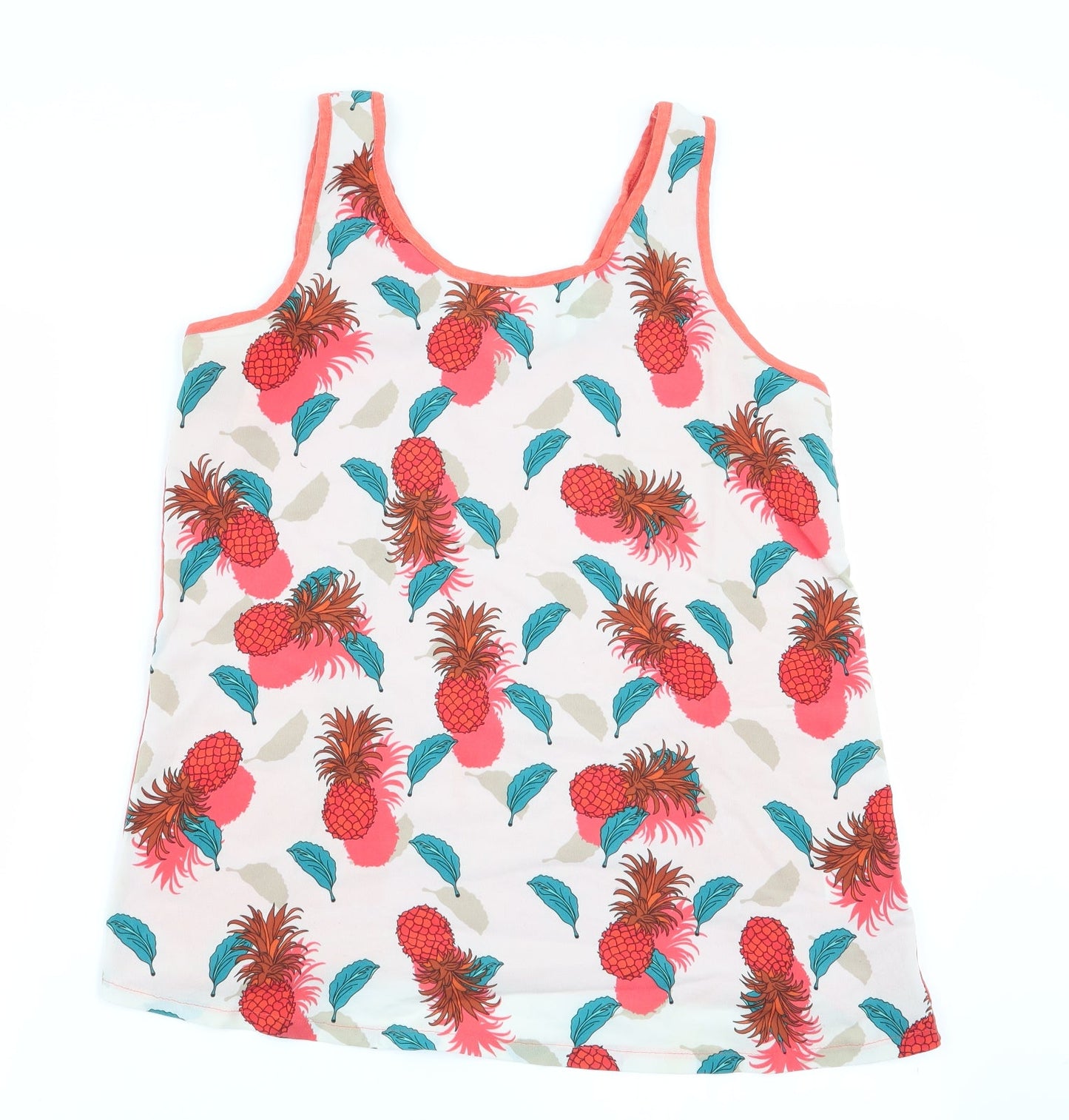 NEXT Womens Multicoloured Geometric  Basic Tank Size 10