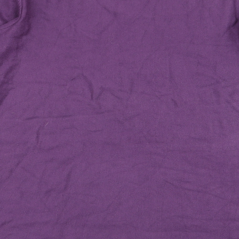 Roman Womens Purple   Basic T-Shirt Size 12