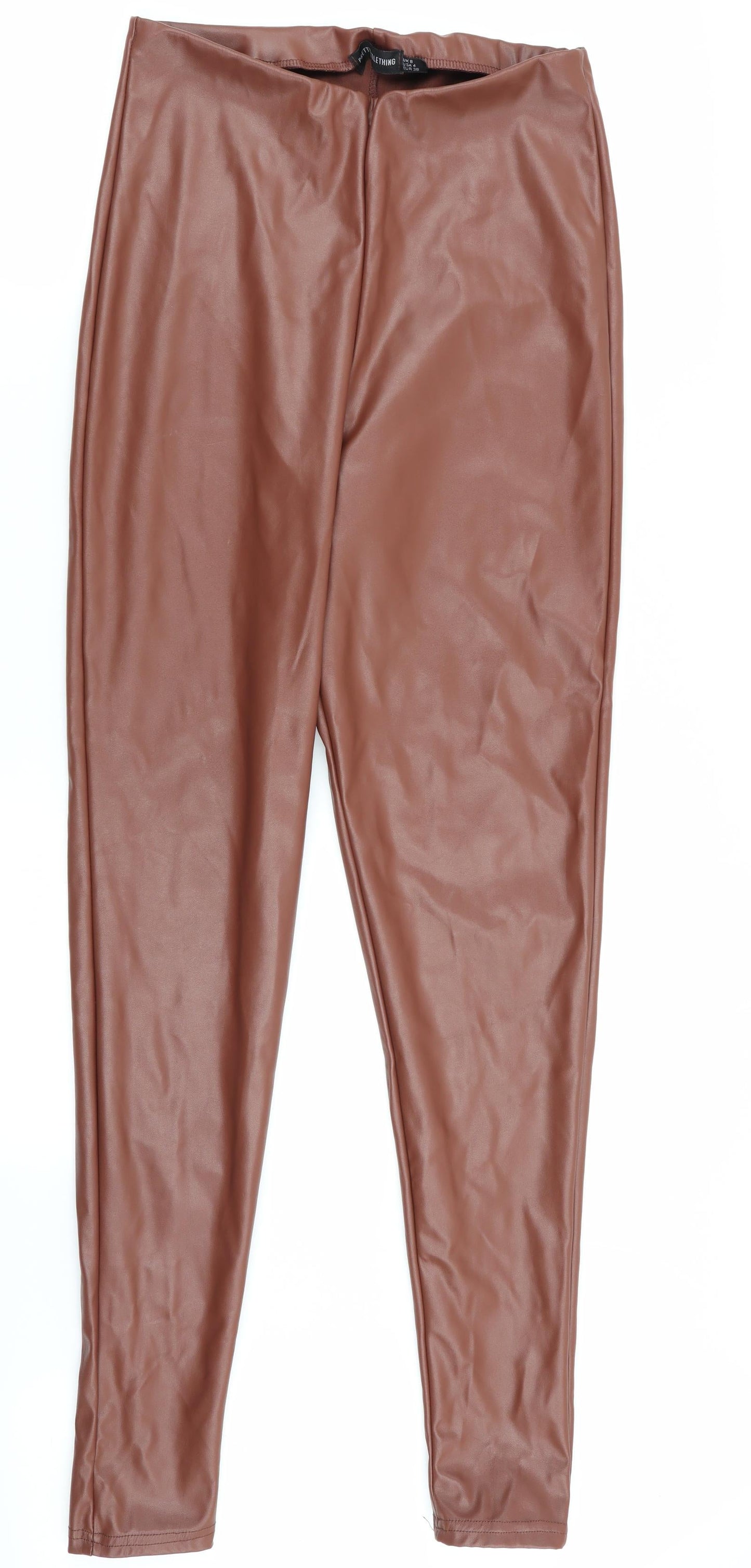 PLT Womens Brown   Trousers  Size 8 L31 in - Stretch waistband