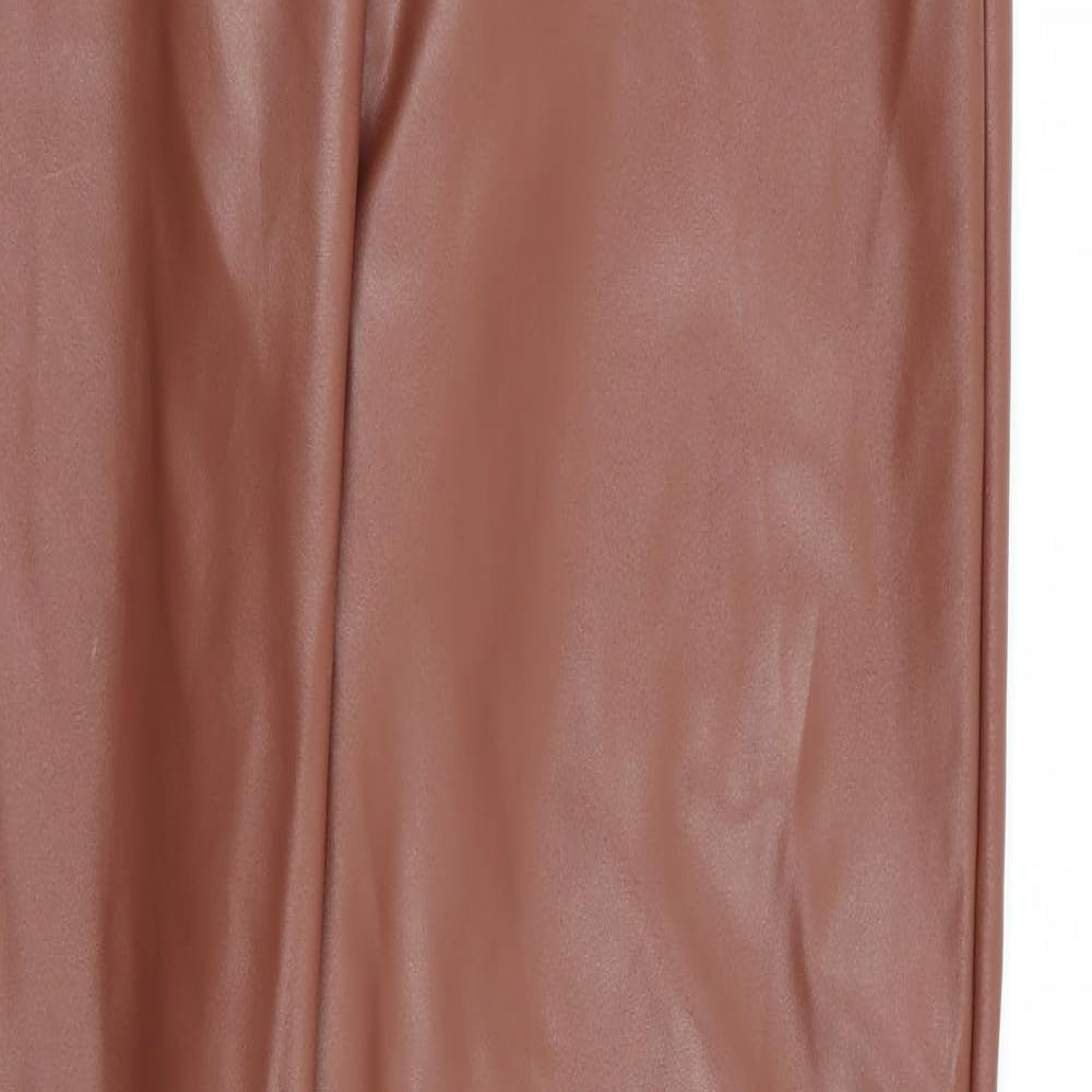 PLT Womens Brown   Trousers  Size 8 L31 in - Stretch waistband