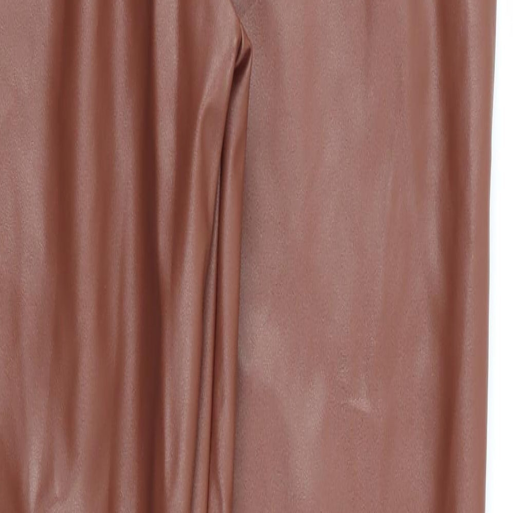 PLT Womens Brown   Trousers  Size 8 L31 in - Stretch waistband