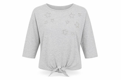 Principles Womens Grey   Basic T-Shirt Size 16