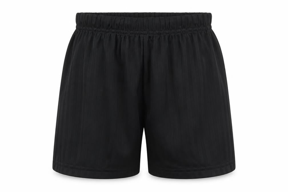 schoolqear Boys Black Striped  Sweat Shorts Size 8 Years