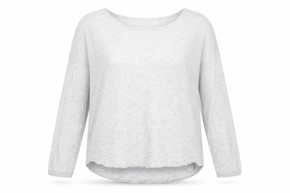 H&M Womens Grey   Basic T-Shirt Size 14