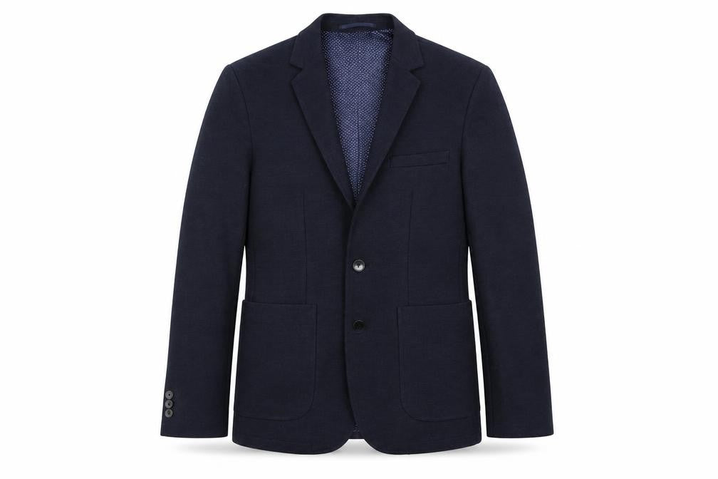 Easy Mens Blue   Jacket Blazer Size S