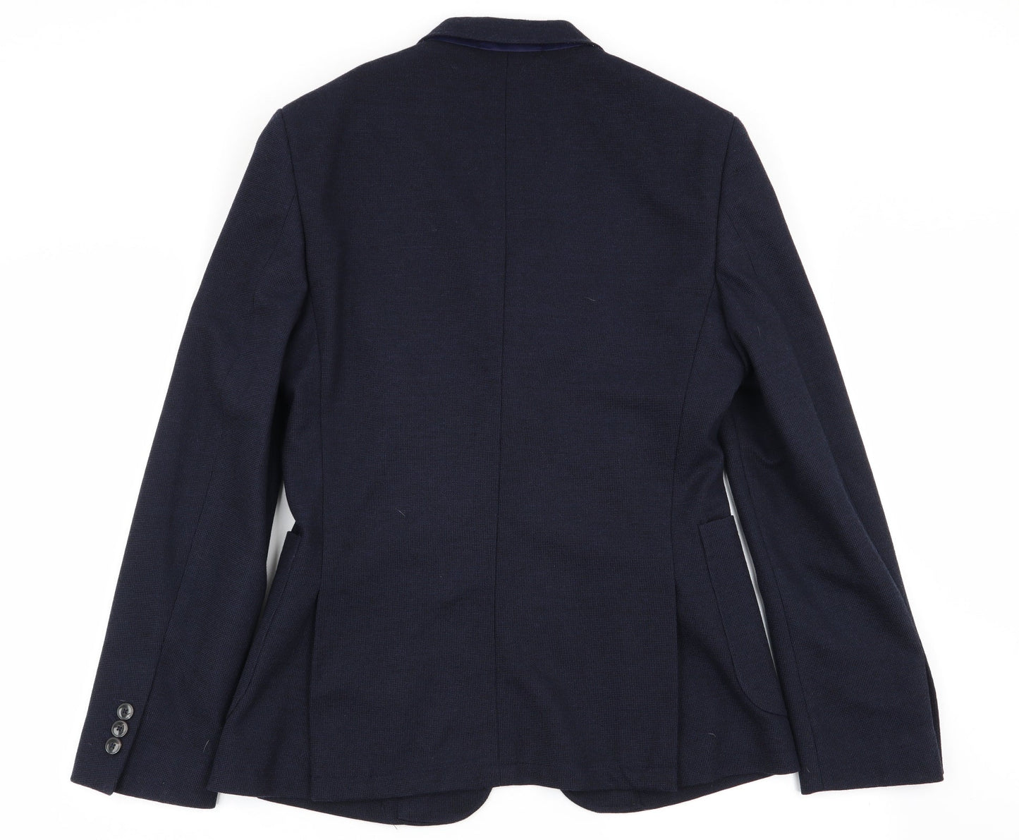 Easy Mens Blue   Jacket Blazer Size S