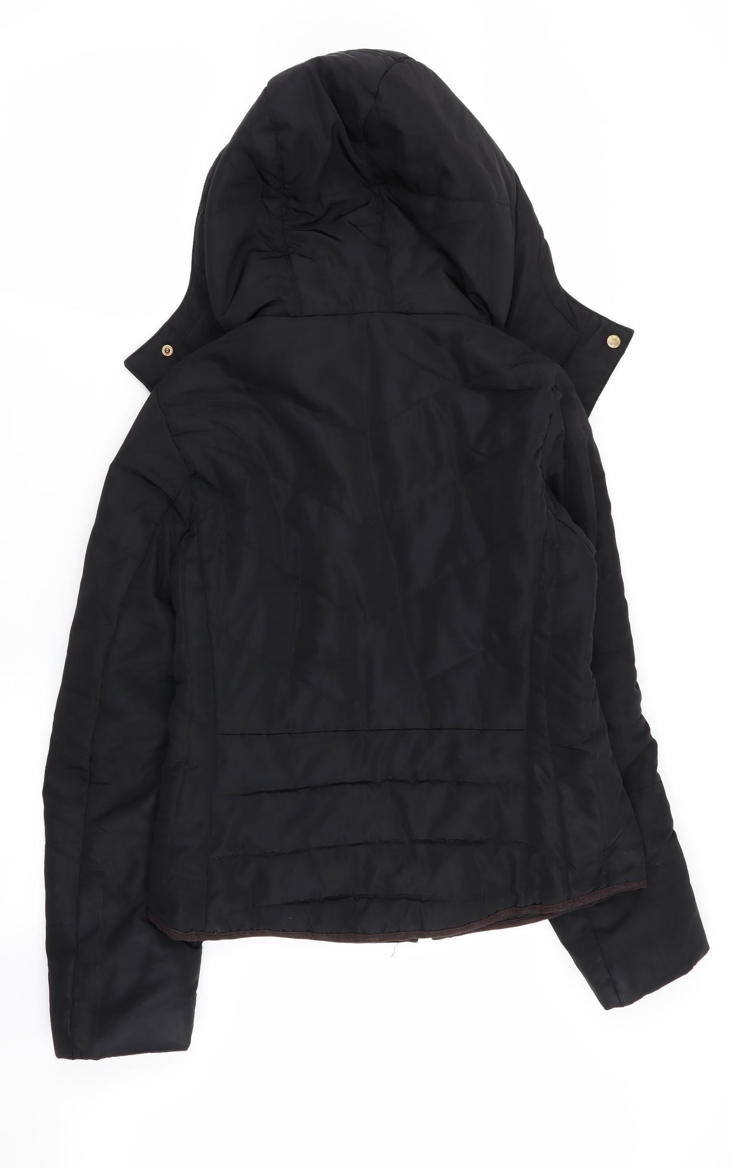 H&M Womens Black   Parka Coat Size 8