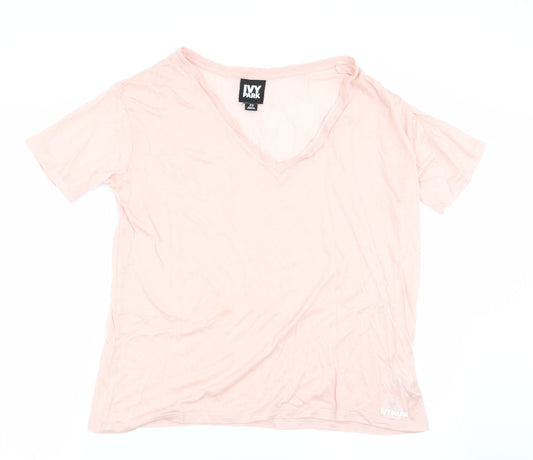 IVY PARK Womens Pink   Basic T-Shirt Size XS