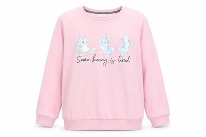 Disney Womens Pink Animal Print  Pullover Jumper Size XS